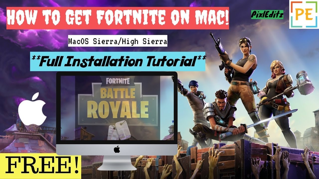 how to download fortnite on an apple computer